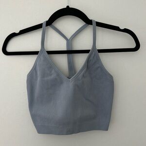 SET ACTIVE Sculpt Flex Power Ribbed V Sports Bra - Size M